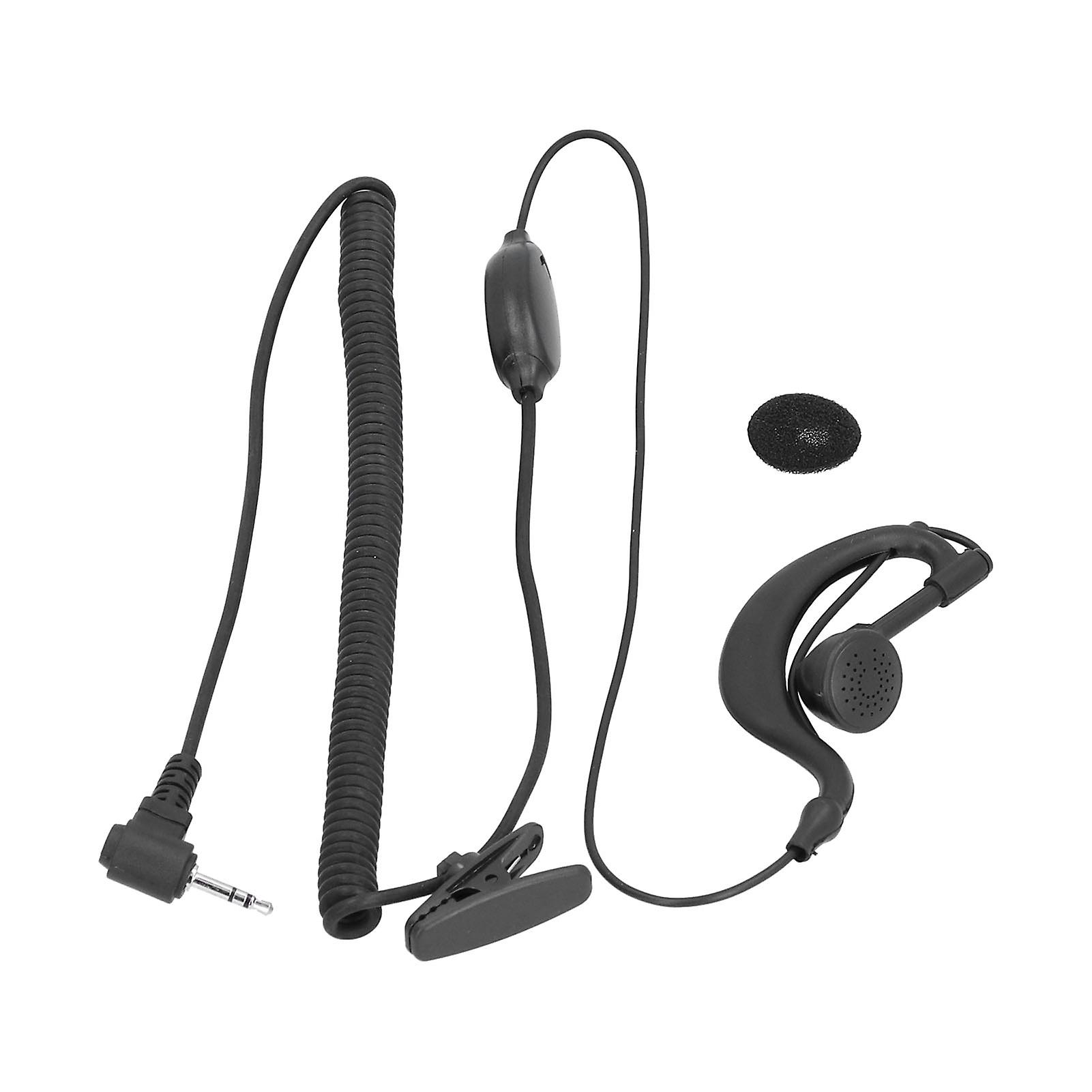 1 Pin Walkie Talkie Earpiece GShape ClipEar Headset for T6200C T5428 2 Way Radio