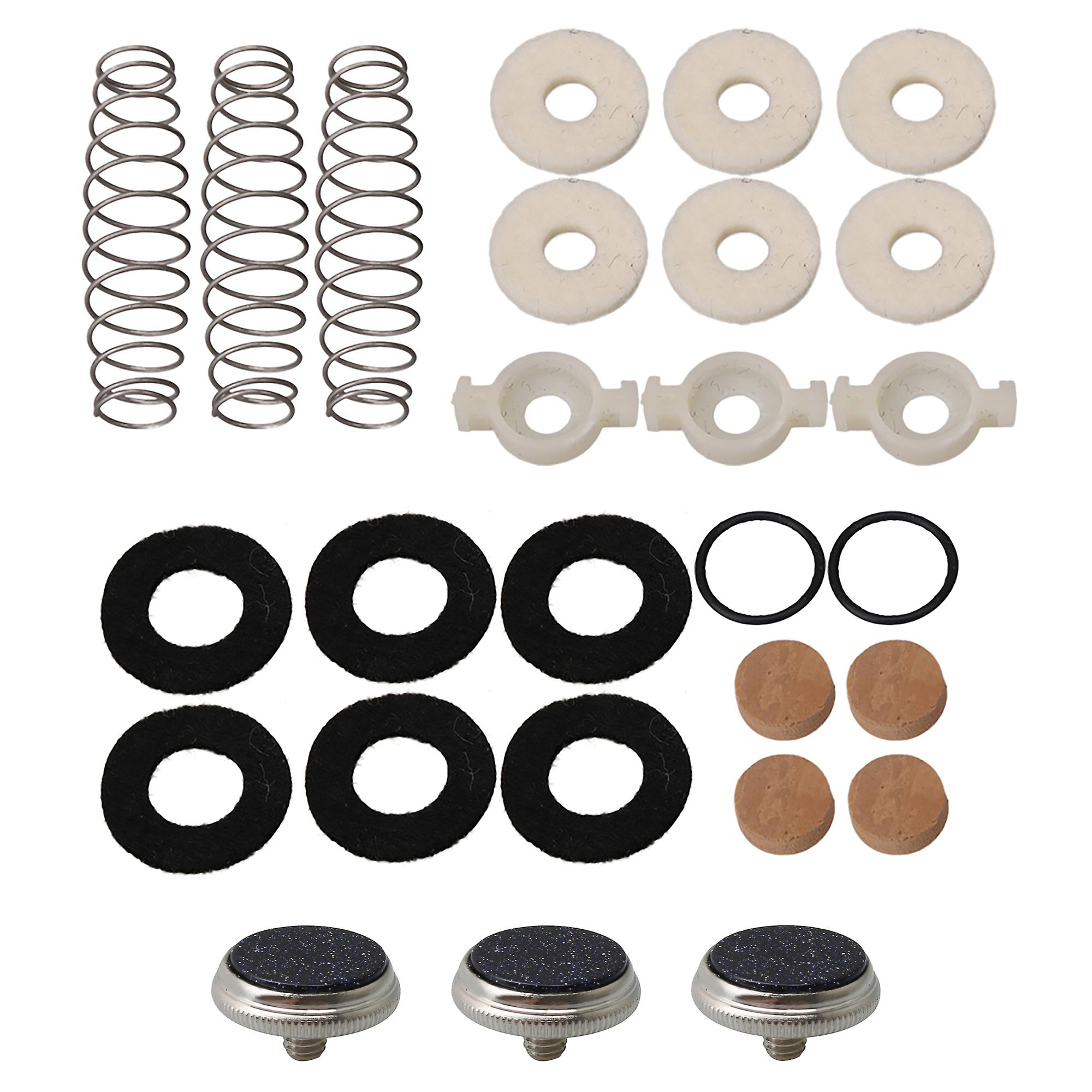 Trumpet Valve Cork Pad Starry Sky Inlay Finger Buttons Piston Spring