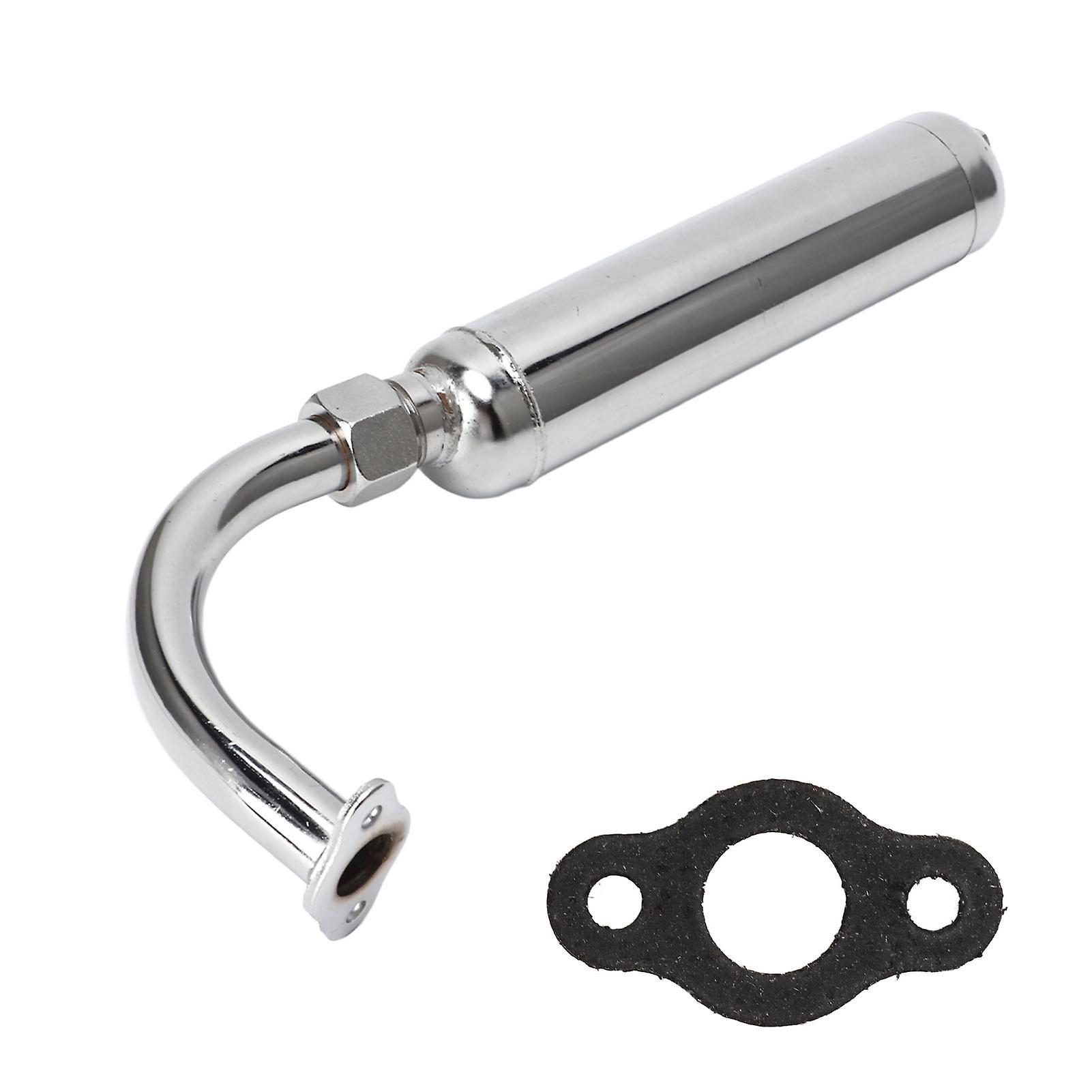 Exhaust Muffler for Motorized Bicycle Engine, for 2-stroke Motorcycle 49 to 80 cm³