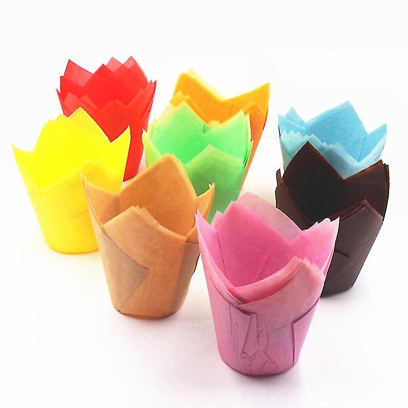 The New 50pcs Cupcake Wrapper