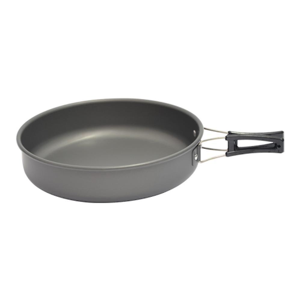 New Lightweight Aluminum Frying Pan with Foldable Handle Camping Outdoor
