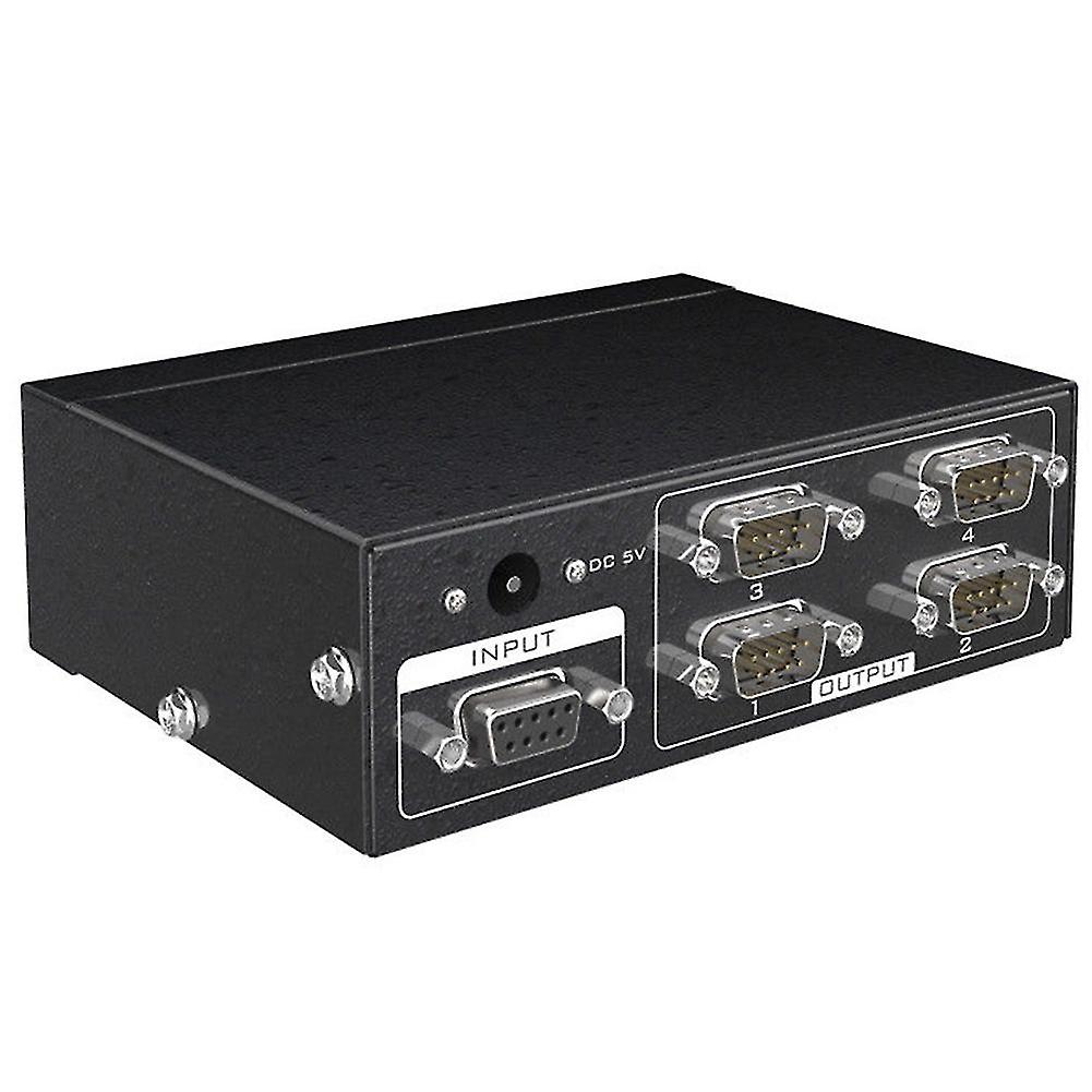 Mt-rs104 Aktiv Serial Rs232 Splitter 1 til 4 Rs232 Bi-retning Switcher Splitter 4 til 1 Med Power-yu