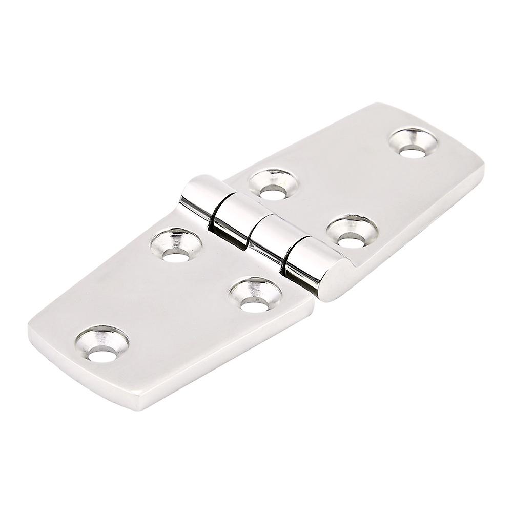 Charnière de porte affleurante en acier inoxydable pour porte de cabine de bateau, 102 x 38 mm