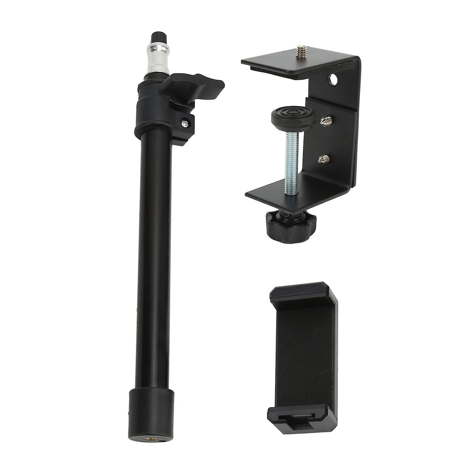 Camera Desk Mount Retractable C Clamp Desk Mount Light Stand for Camera Phone Light Webcam