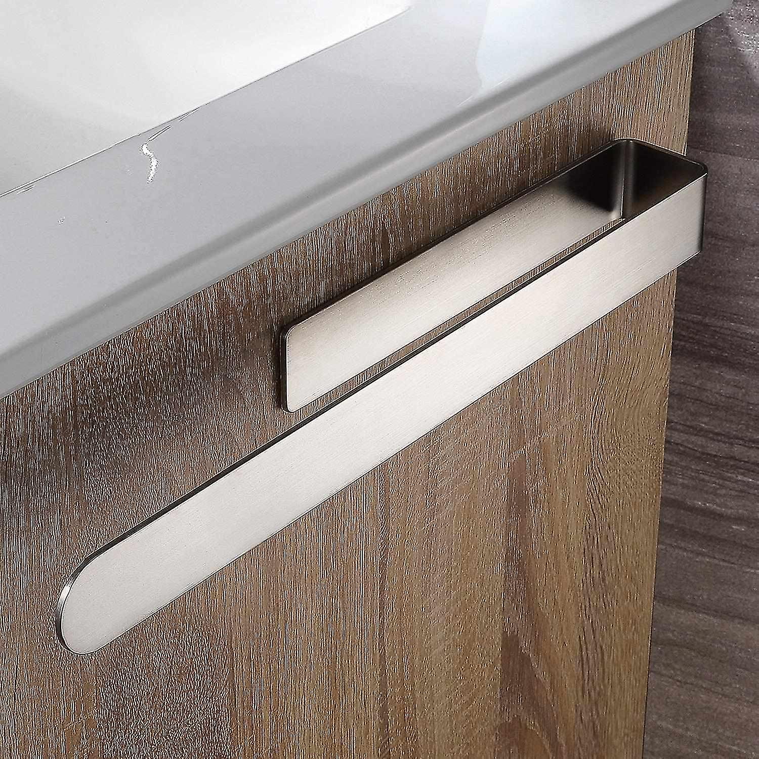 Ruicer Bathroom Towel Rack No Drilling Self Adhesive Towel Rack Stainless Steel 37cm