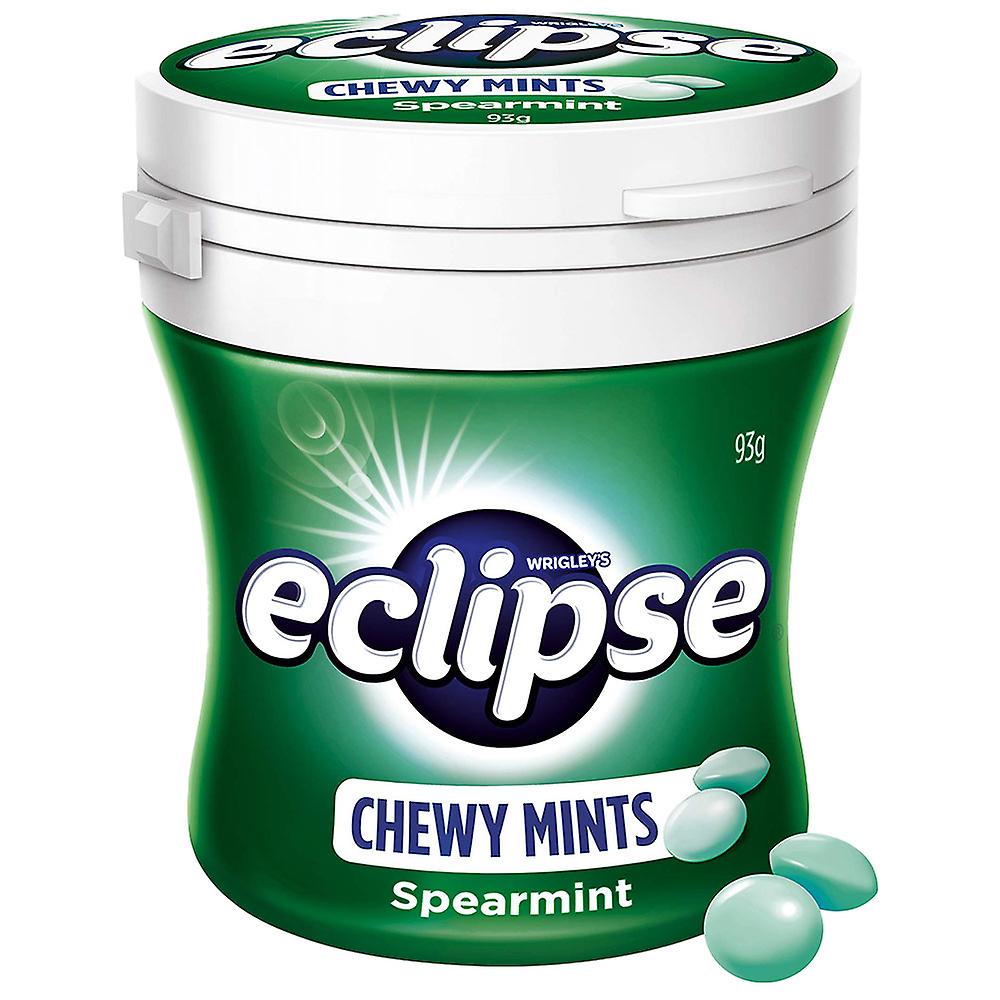 SPEARMINT Eclipse Chewy Mints Tub Refreshing Delightful Delicious Chewy 6x93g