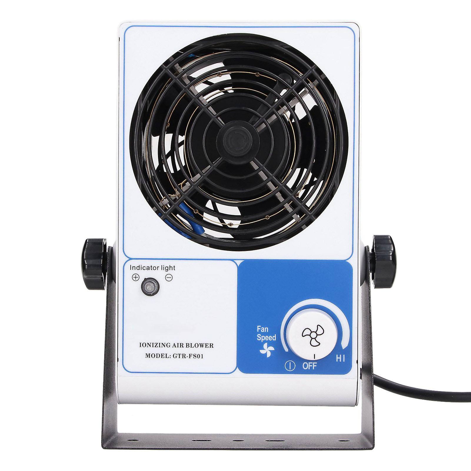 Desktop Ionizing Air Blower Industrial Anti Static Dust Removal Adjustable ESD Ionizer Fan for Production Lines EU Plug 220?240V
