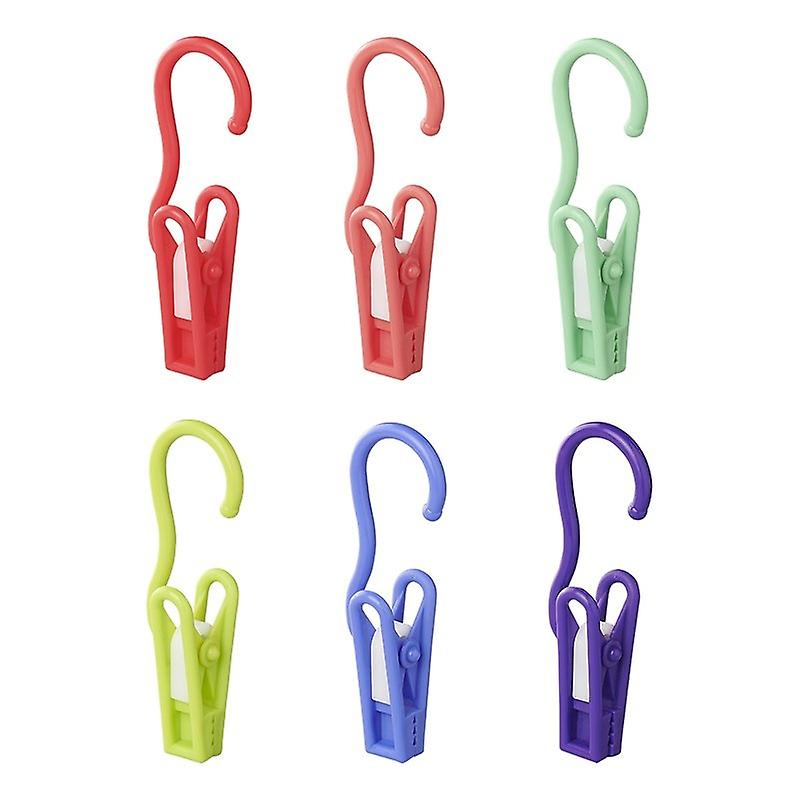 Klemmen mit Haken - Set mit 6 Stück