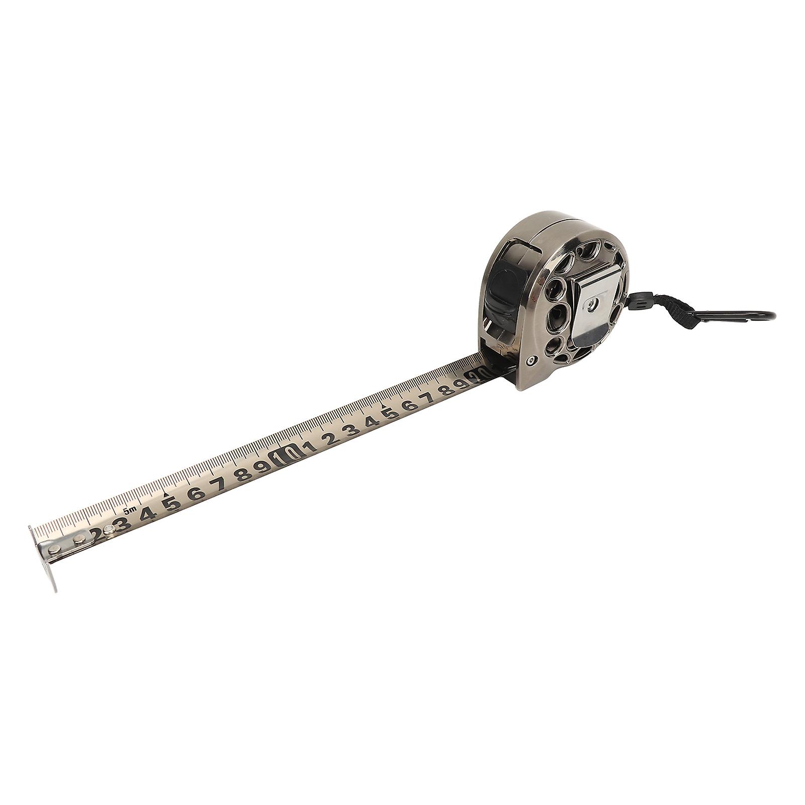Tape Measure Water Proof Wear Resistant Retractable Measuring Scale Ruler 25mm 5 Meter