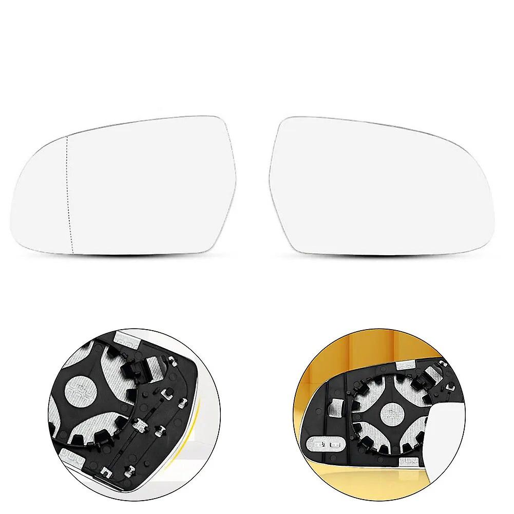 1pcs Abs Plastic Left Right Side Rearview Mirror Glass Heated For A3 A4 A5 A6 A8 Q3 2010-2016 8t0857536d,4f0857536ae