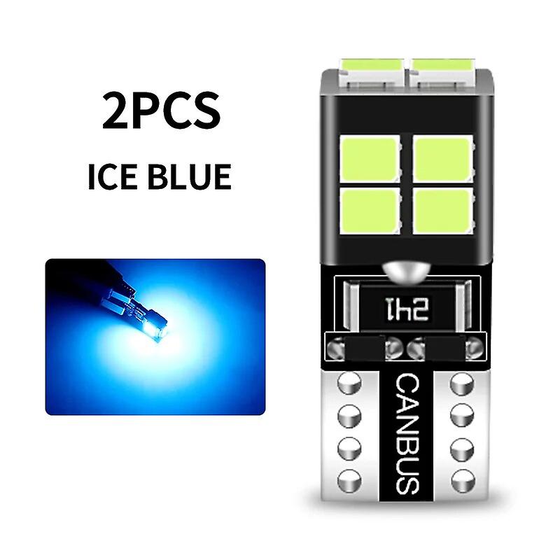 2pcs Canbus T10 194 W5w Led License Plate Light Bulbs White 6000k 12v For Chevrolet Silverado 1500 2019-2022