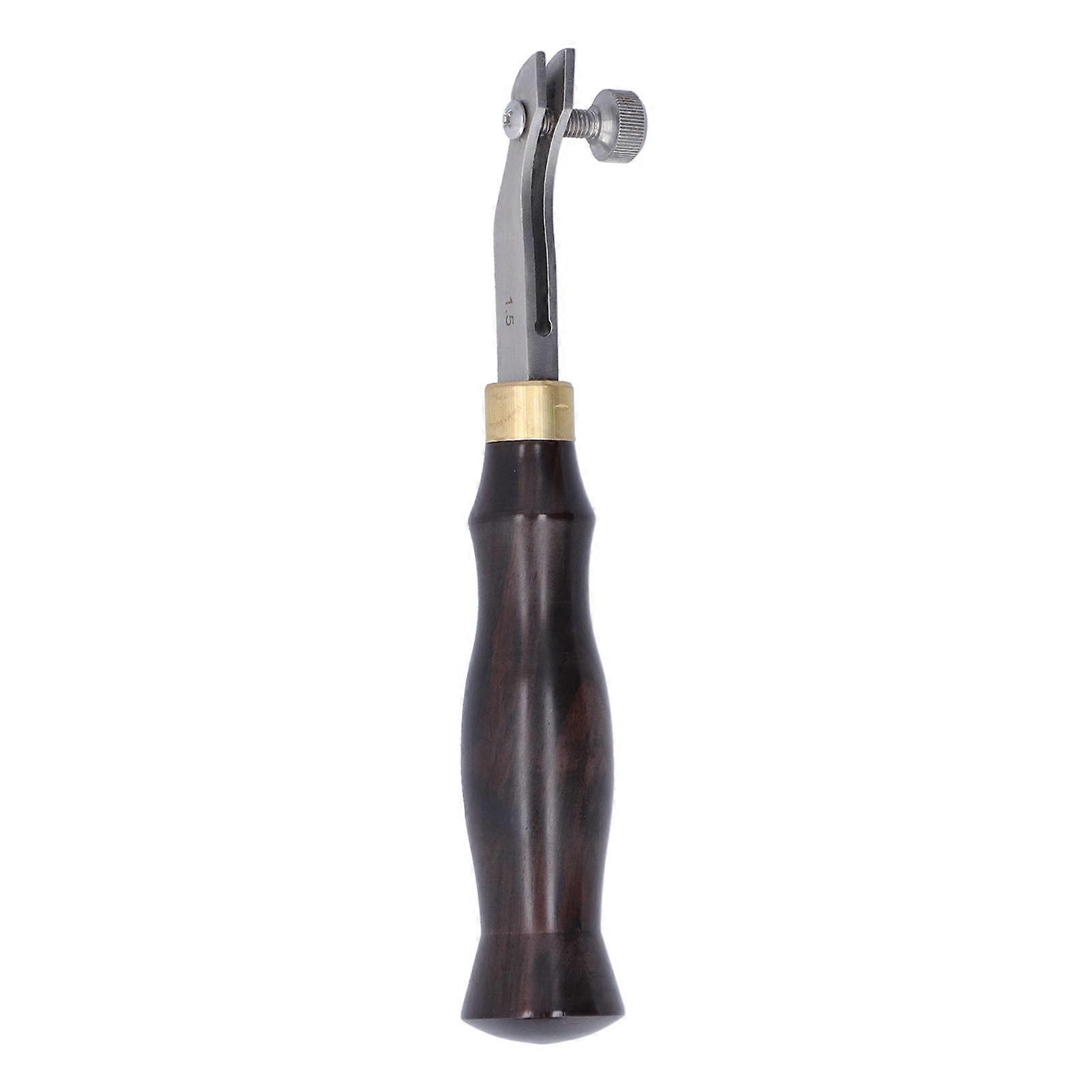 Steel Edge Creaser Comfortable Easy Hold Ergonomic Durable Exquisitely Made Adjustable Edge Creaser 1.5mm