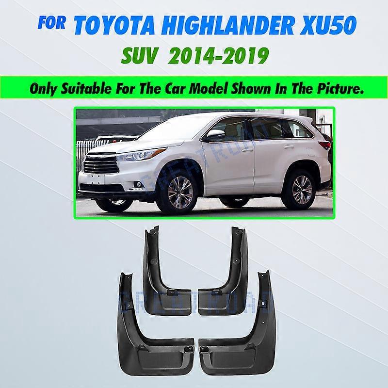 Car Mud Flaps For Toyota Highlander Kluger 2001-2019 Mudflaps Splash Guards Mud Flap Mudguards Fender Front Rear 2002 2003 2004