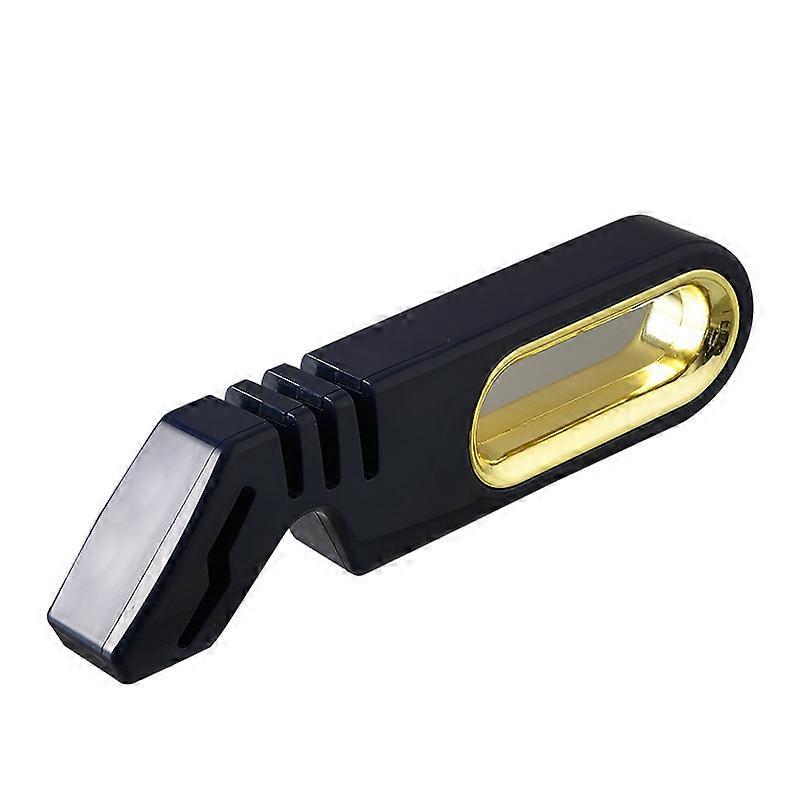 Four in One Knife Sharpener Whetstone Sharpening Scissors Kitchen Knife Kitchen Tools Black