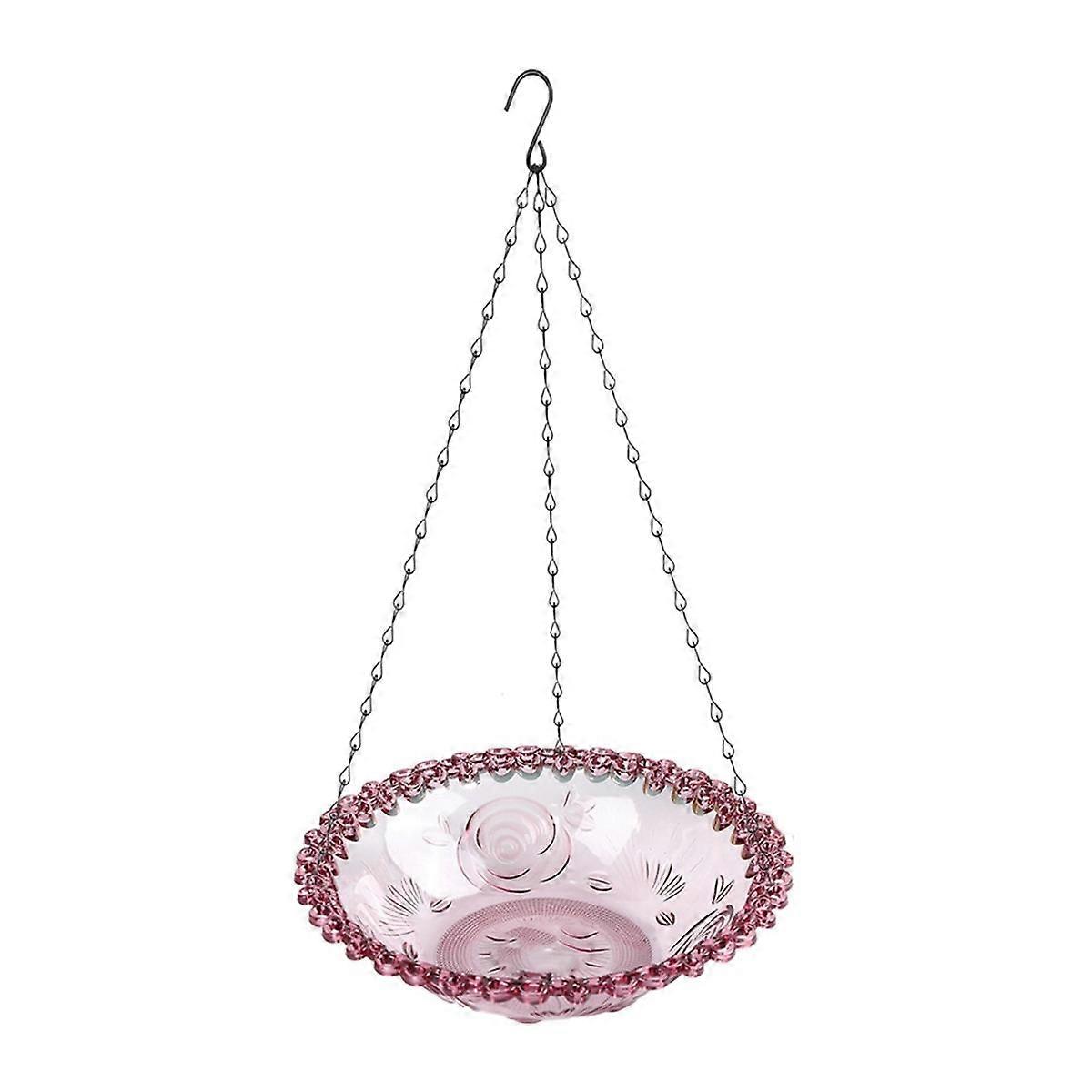 Bird Flower Shaped Hanging Bird Feeder Birdbath for Garden Outdoor,Yard Farm Supplies,Hummingbird Feeder Supplies D