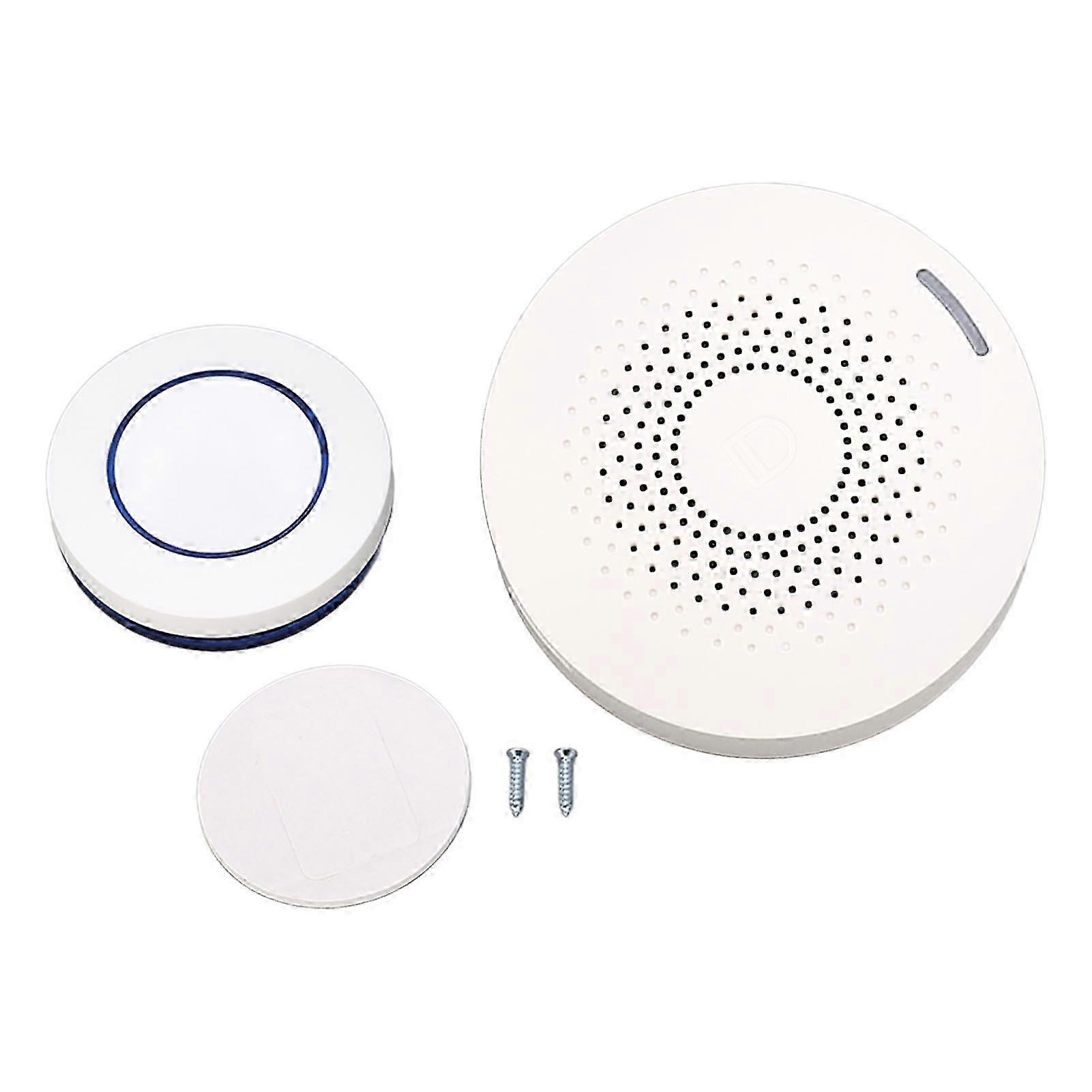 Wireless Doorbell Mini Intelligent Adjustable Volume Memory Function Smart compatible with Home US Plug AC110240V_Sep