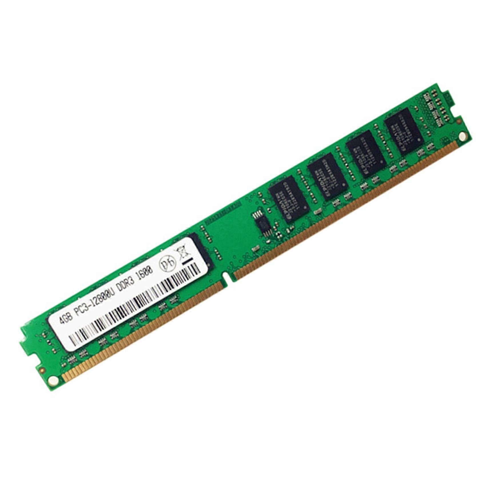 4GB DDR3 Memory Ram 1.5V 1600MHz PC3-12800U 240 Pin DIMM Desktop RAM Memory for AMD Computer Memory