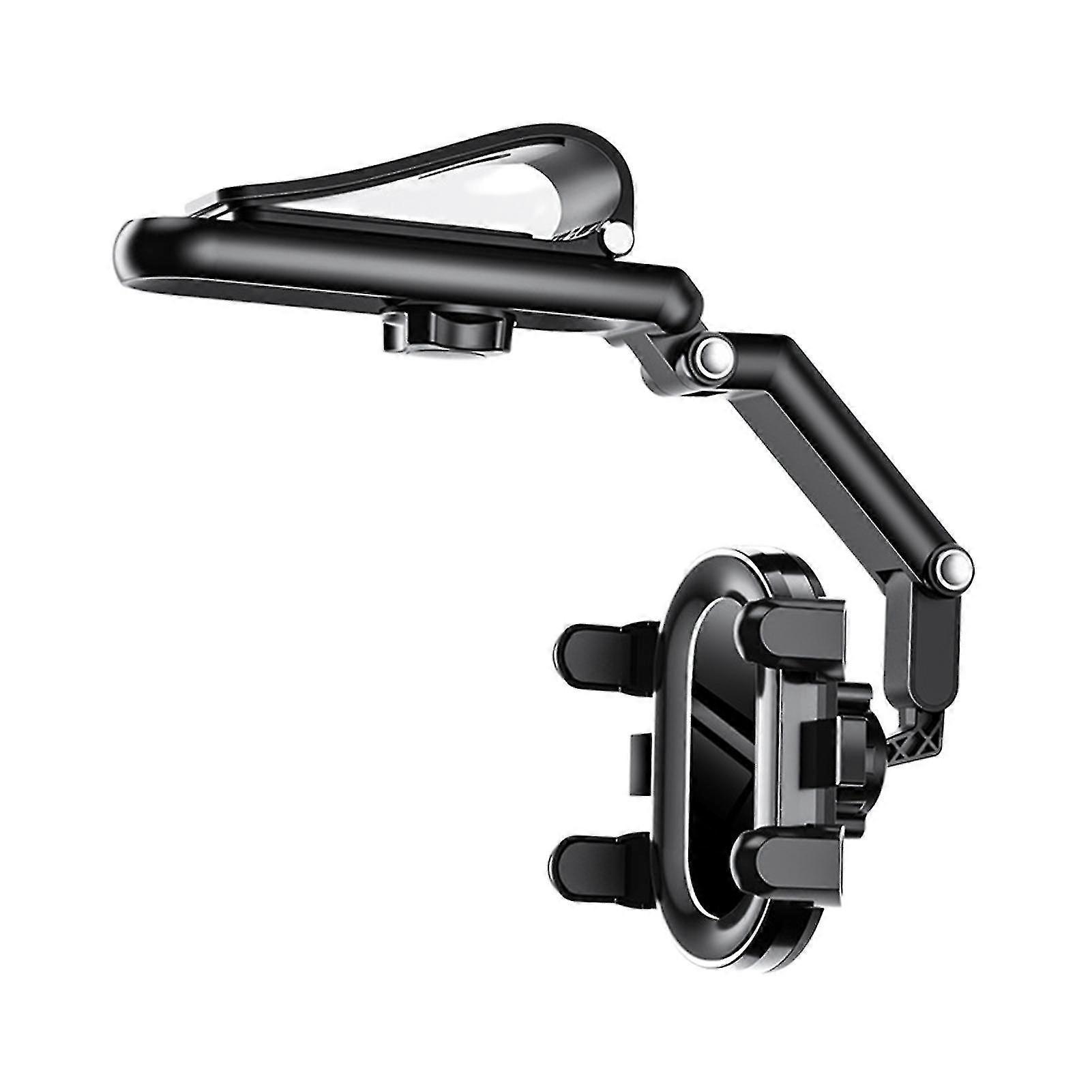 Support de téléphone de voiture multifonctionnel 1080 Rotation rétractable Stable Adapté pour 4-7 pouces Mobile