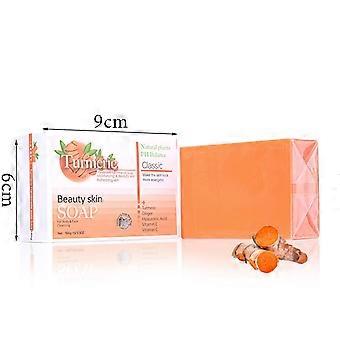 Soap Lemon Turmeric Soap Tablets Cleansing Turmeric Soap Facial And Body Shower Soap Firming Pores And Removing Pigments 100g/140g