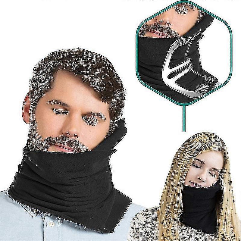 Plane Travel Nap U-shaped Neck Red 1st