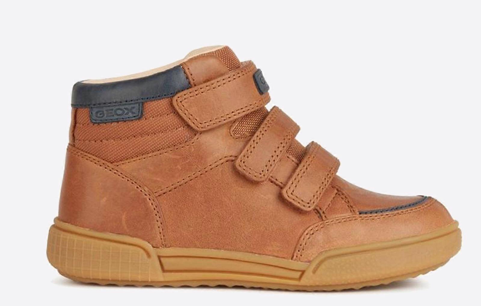 Geox J POSEIDO Junior Cognac/Blue