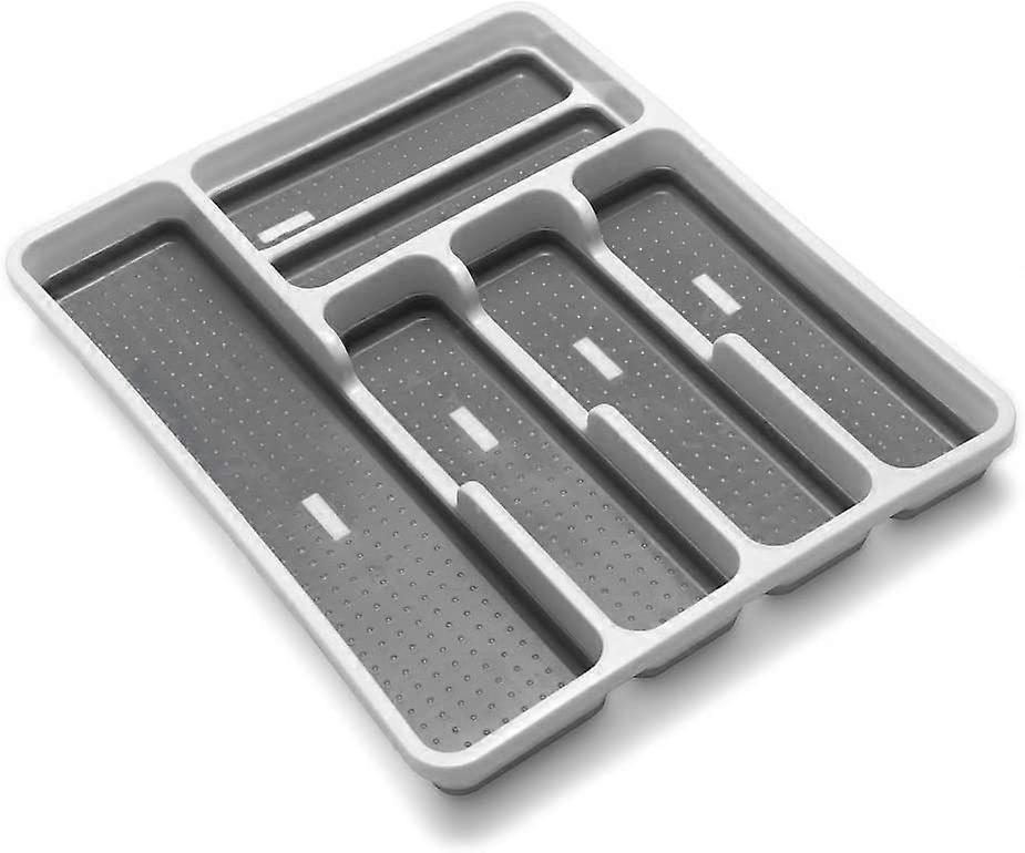 6 drawer storage box, white gray