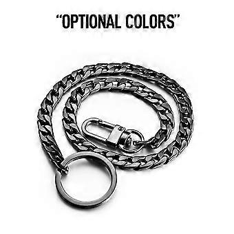 40cm Key Chains Metal Wallet Belt Chain Trousers Hipster Pants Hip Hop Rock Punk Street Keyring Anti-lost Keychain Men
