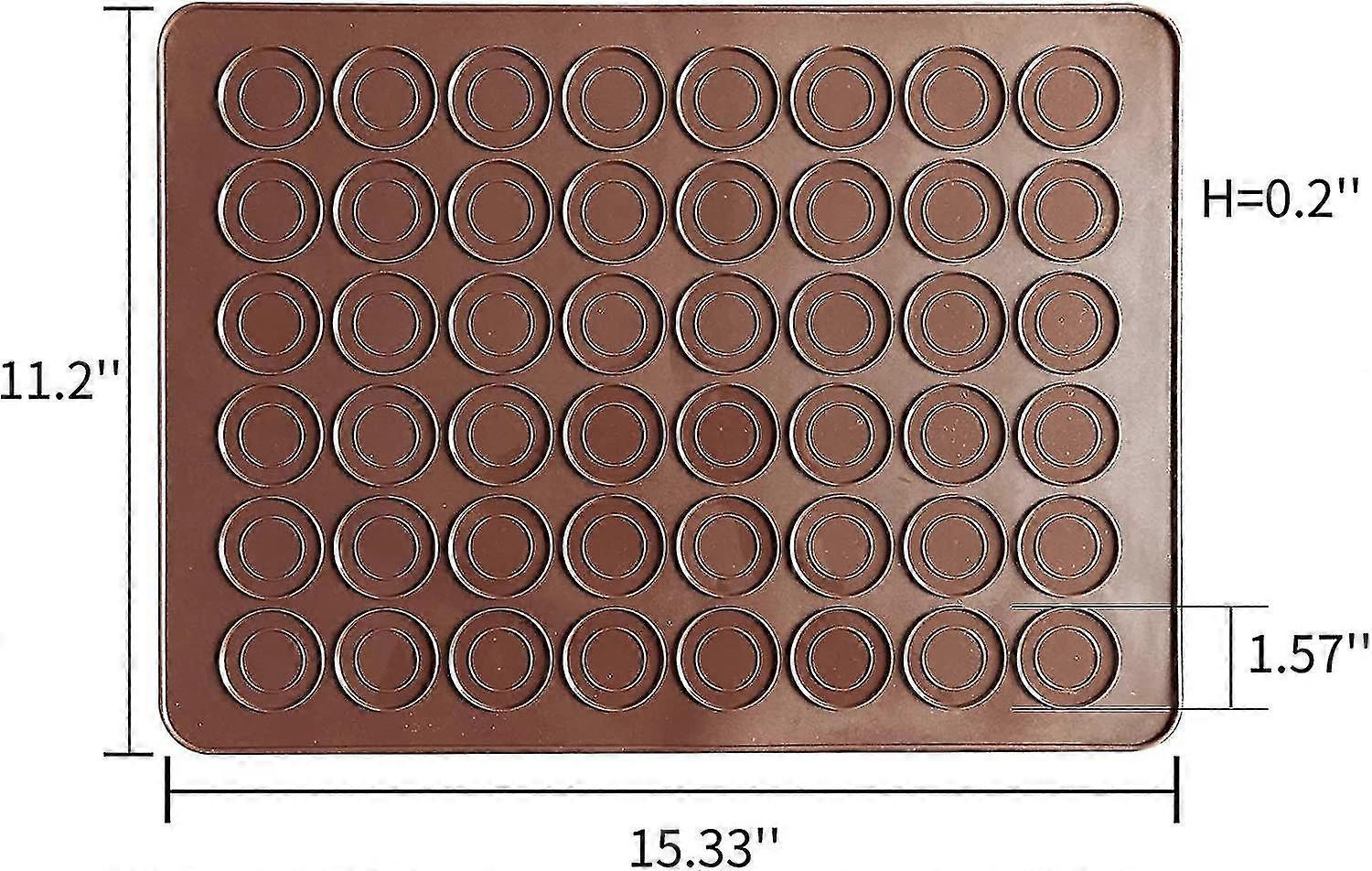 Silicone Macaroon Baking Mat 2pc