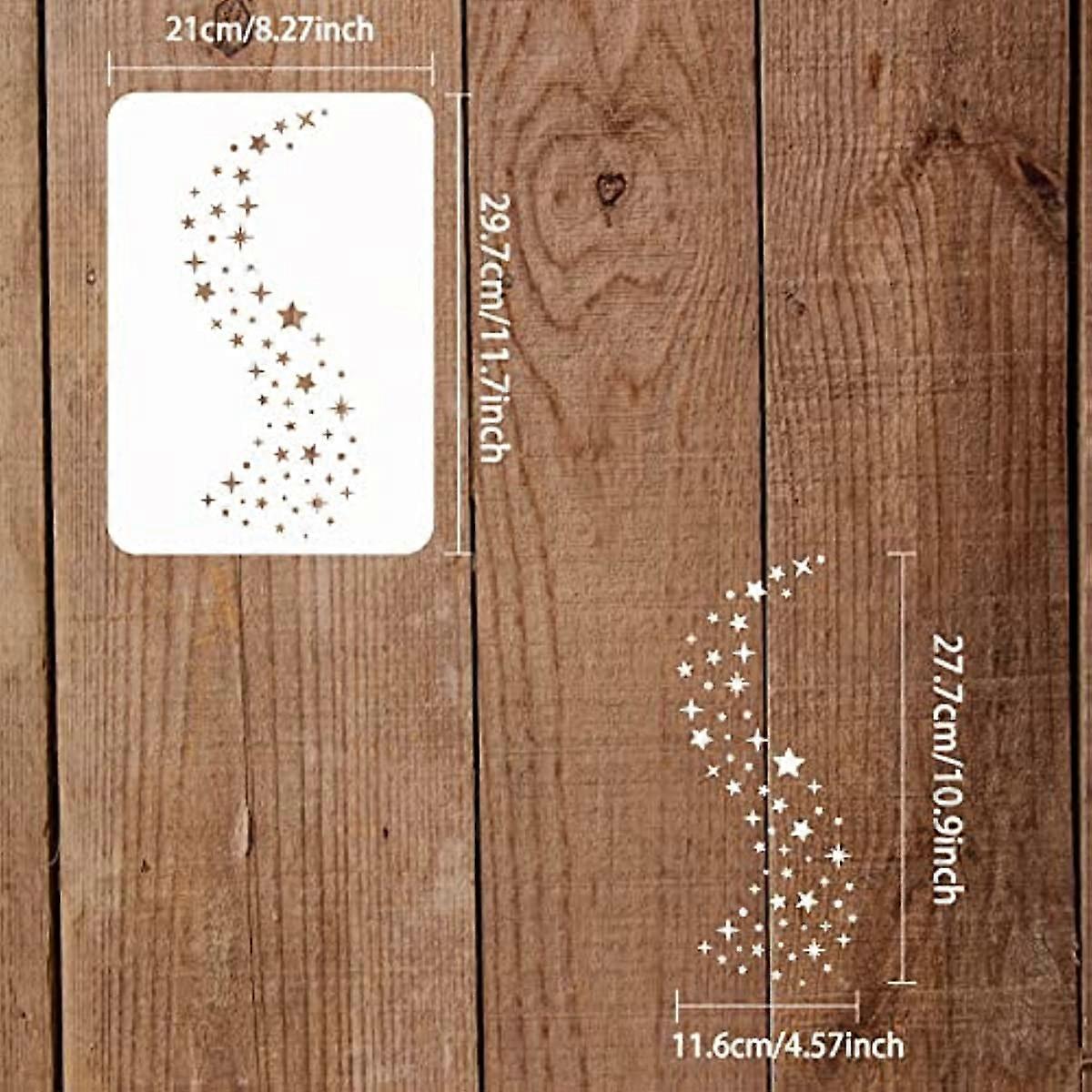 Stars Stencils Galaxy Stencils Plastic Twinkle Star Stencils Templates