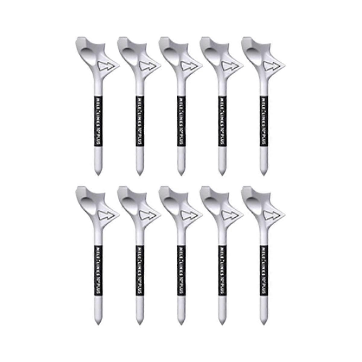 Golf Tee Rhombus Golf Tee Bracket 10 Diagonal Insert Durable Plastic Tee Golf Speed Tee Golf Acce