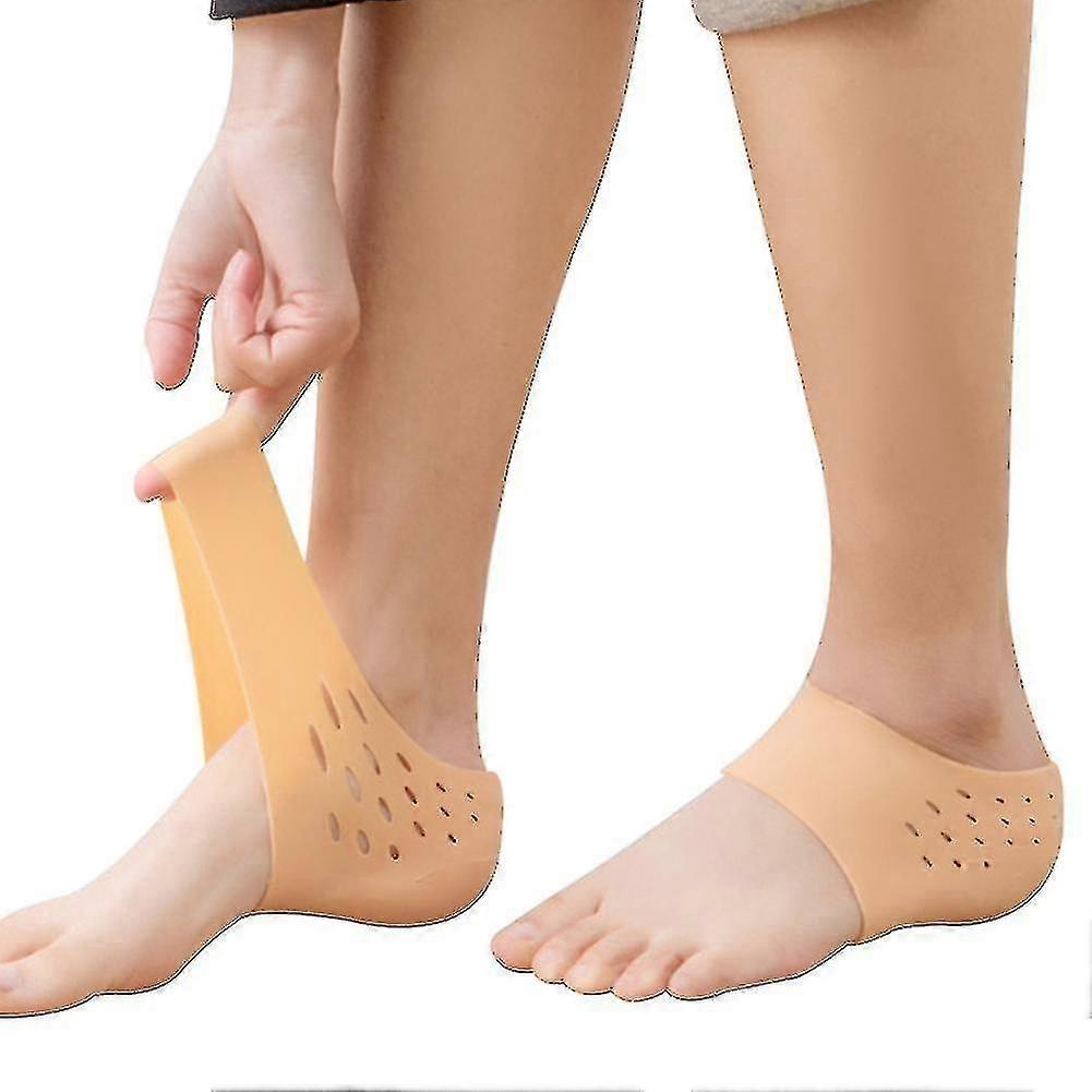 Height Increase Heels Sleeves Gel Heel Height Invisible Elevators Pads Arch Support