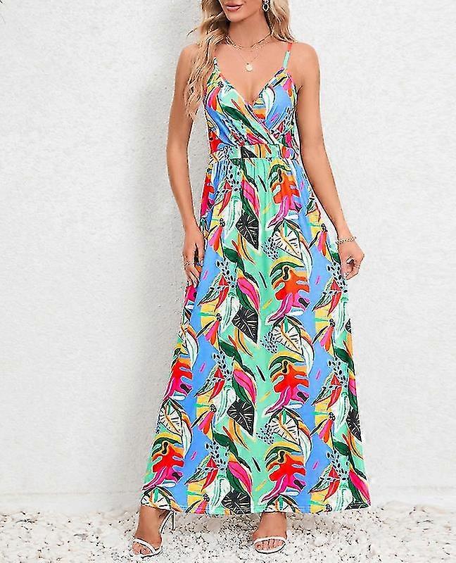 Women's Summer Dress Casual Loose Sleeveless Long Maxi Dresses | Fruugo UK
