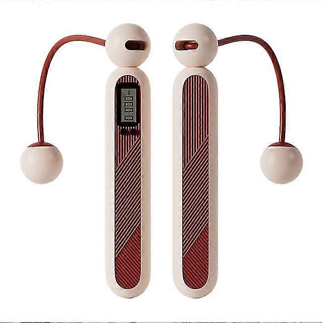 1 Paar elektronisches Springseil Zähler Sporting Cordless Counting Body Exercise Trainingsgeräte Gym Blau