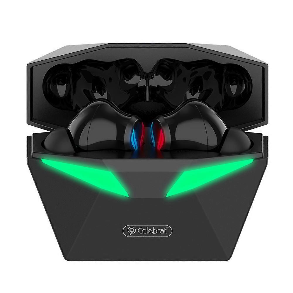 W13 Bluetooth gaming earphones for in ear calls, wireless mobile phone earphones, low latency light effect earphones