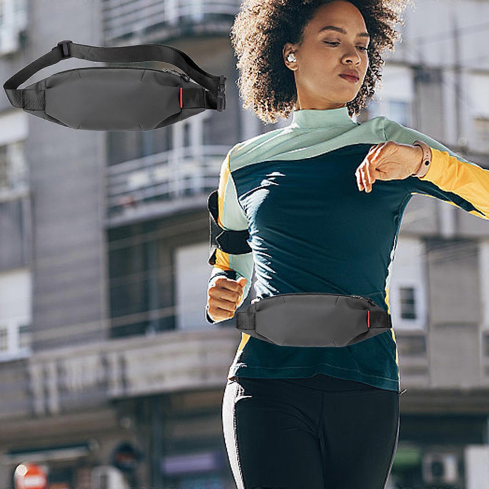 Crossbody Pack With 2 Zippered Pockets Is Cosy For Physical Exercise Travel Running Leisure Hands-free Wallet Crossbody Pack Cell Phone Bag Fits All C