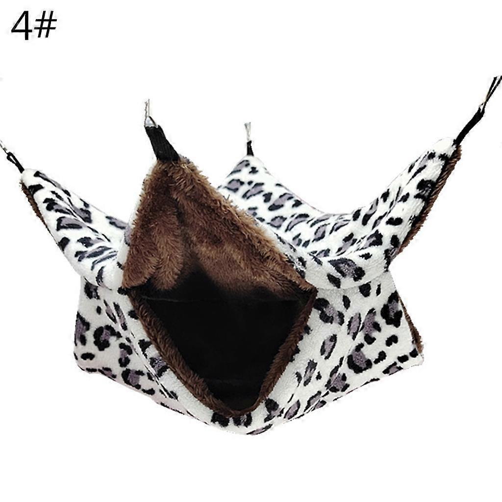 Practical Small Pet Hanging Hammock Double Layer Glider Sleeping Pet Bed Warm