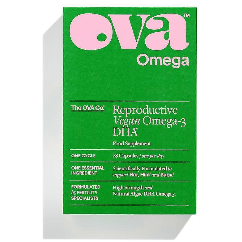 OVA OVAOmega Reproductive Vegan Omega-3 DHA Capsules 28