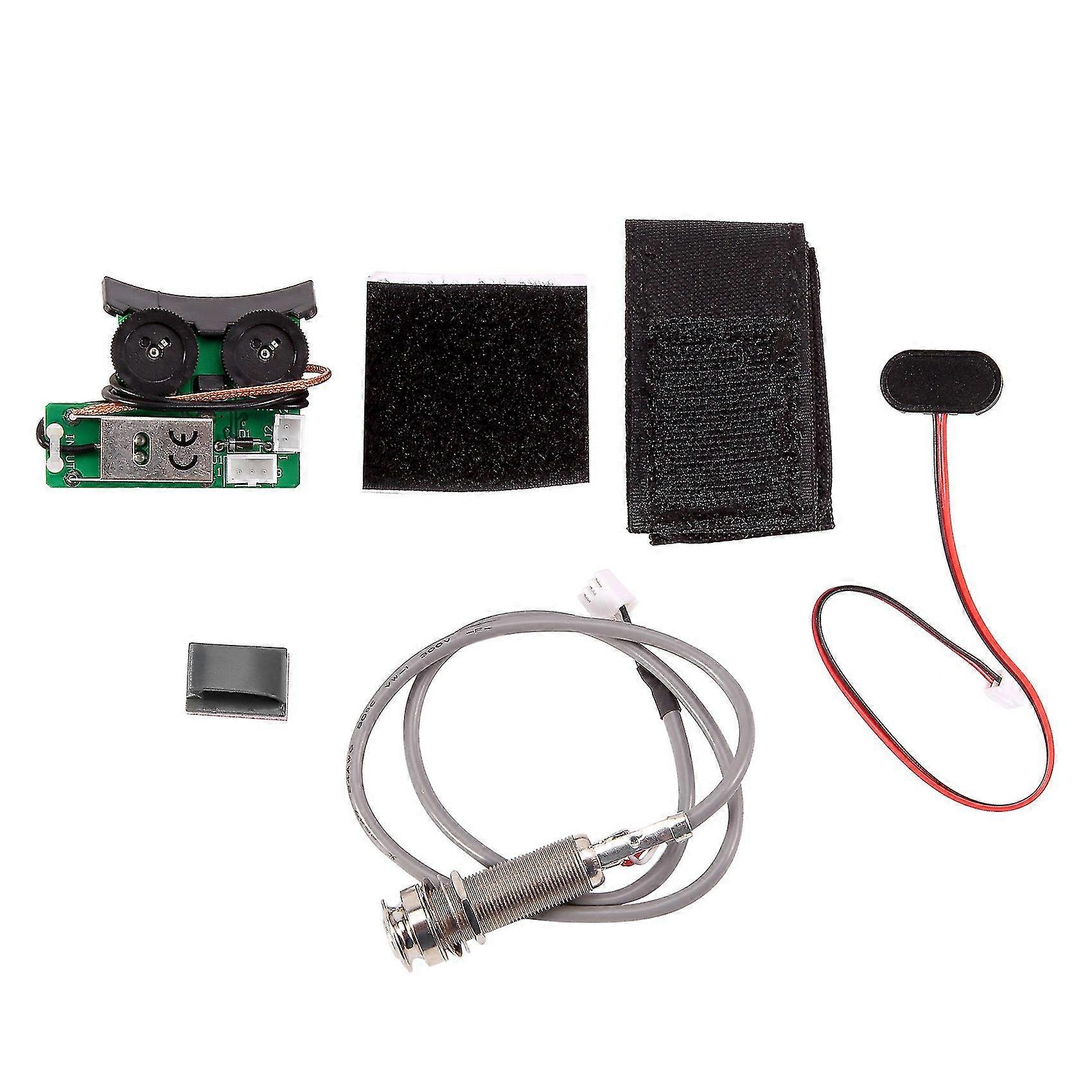 Under Saddle Piezo Pickup Onboard Preamp System for Acoustic Guitar