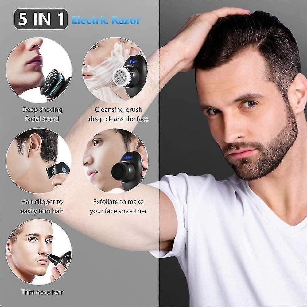 Head Shaver For Men,4d Rechargeable Rotary