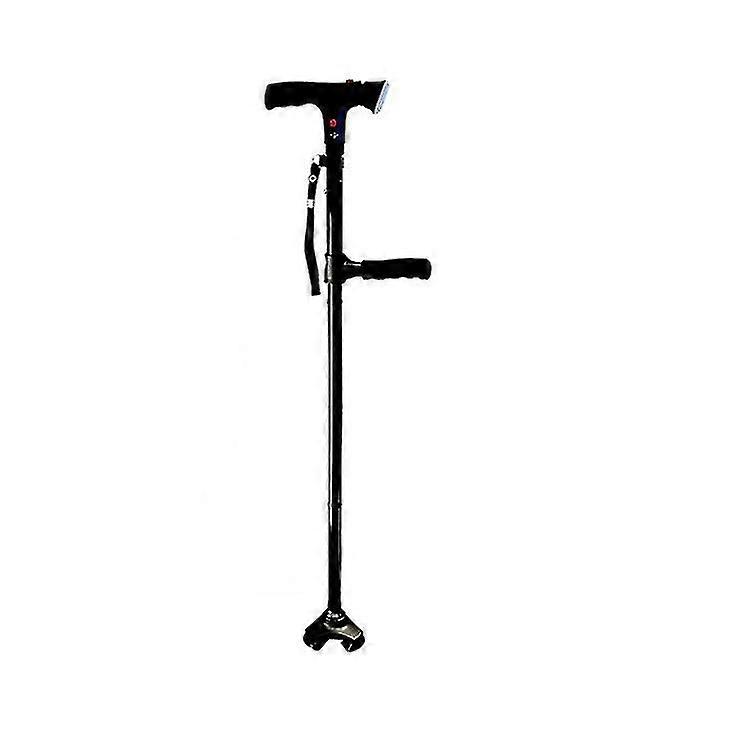 Folding Walking Cane Lightweight Antislip Aluminum Alloy Elderly Crutches Handle Cane With Led Light
