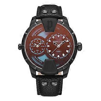 Police watches huntley Men's Analog Quartz watch with cowhide bracelet PEWJA0022001