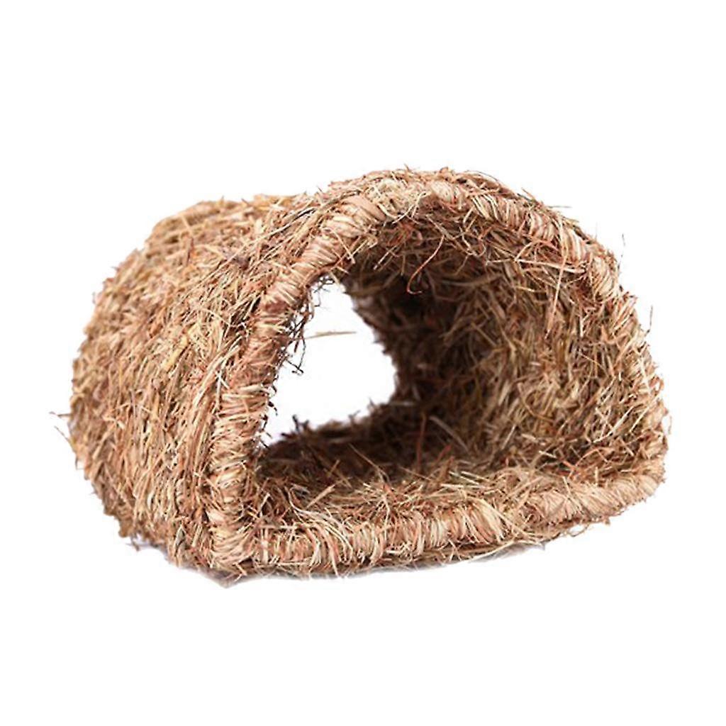 Handwoven Straw Bird Cage Hamster Rabbit Squirrel Cage Bed