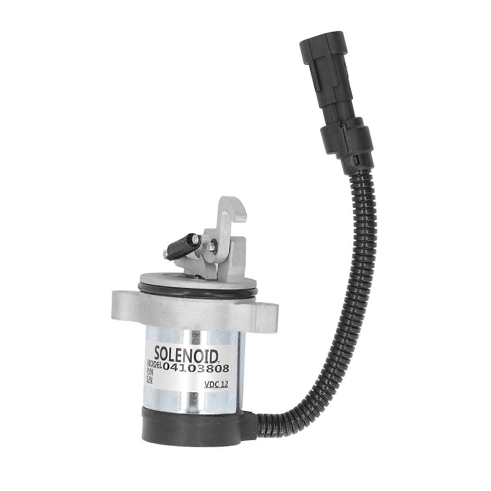 Arrêter l’électrovanne Robinet d’extinction de carburant Accessoire de générateur de soupape d’extinction DC 12V 04103808 04103812