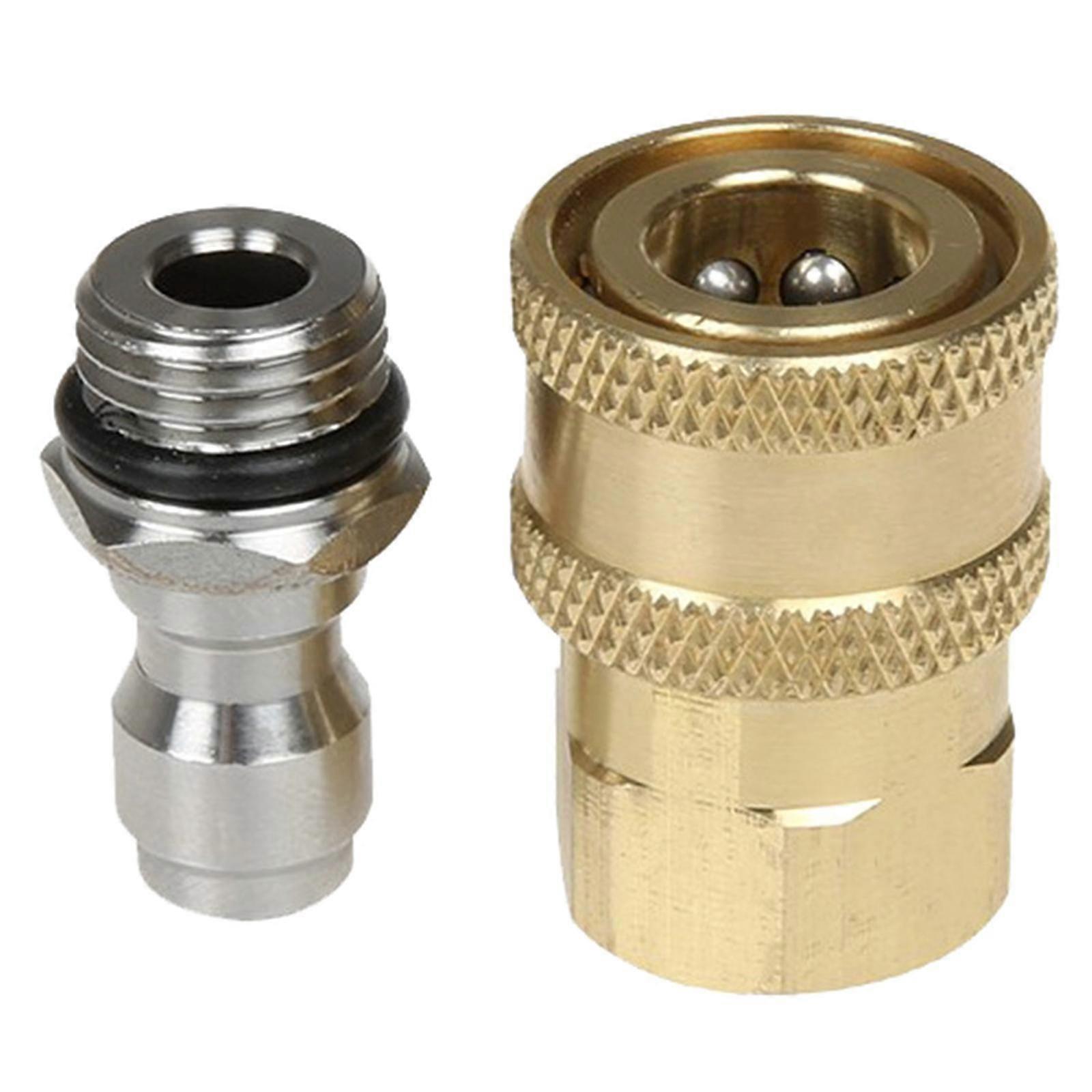 2 st. högtryckstvättadapter, högtryckstvätt, snabbkopplingskit, koppling