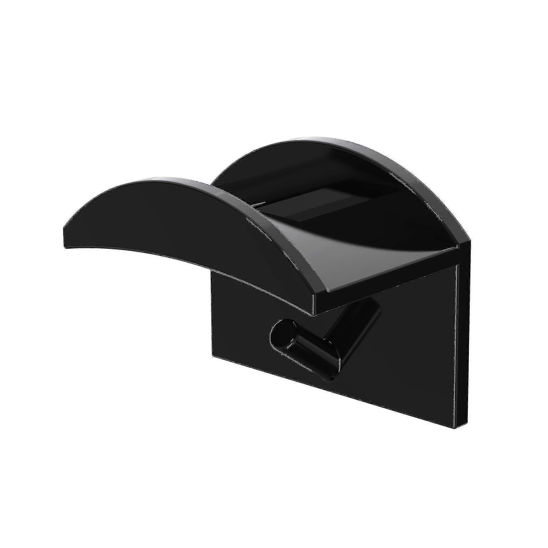 Sticky Hat Rack Wall Mount Baseball Hat Hook Multipurpose Ha10pcsblack