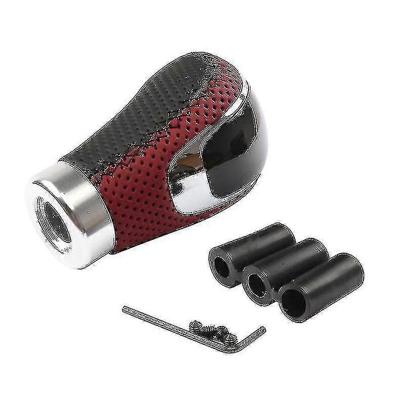 Universal Manual Leather Car Gear Stick Shift Knob Shifter Lever Gearstick Parts