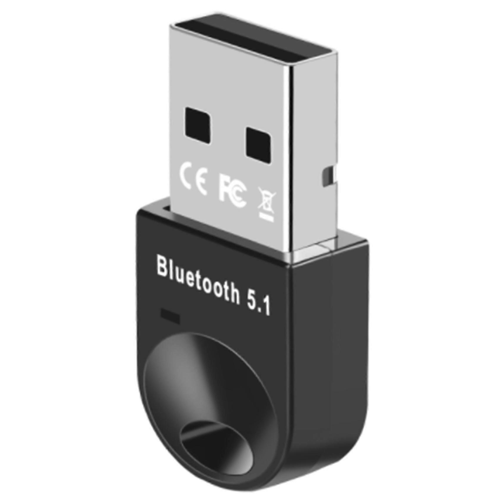 Bluetooth Adapter USB2.0 Bluetooth 5.1 Audio Receiver Transmitter Free Driver Win8.1/10/11, Win7 Ne