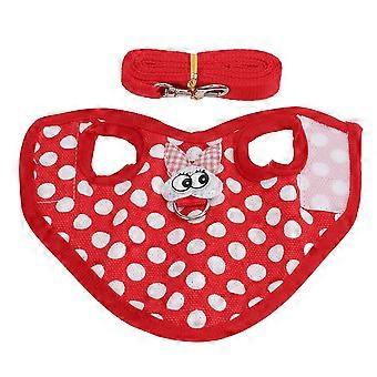 Chinchilla Clothes Winter Warm Vest for Small Pets and Guinea Pigs with Traction Rope