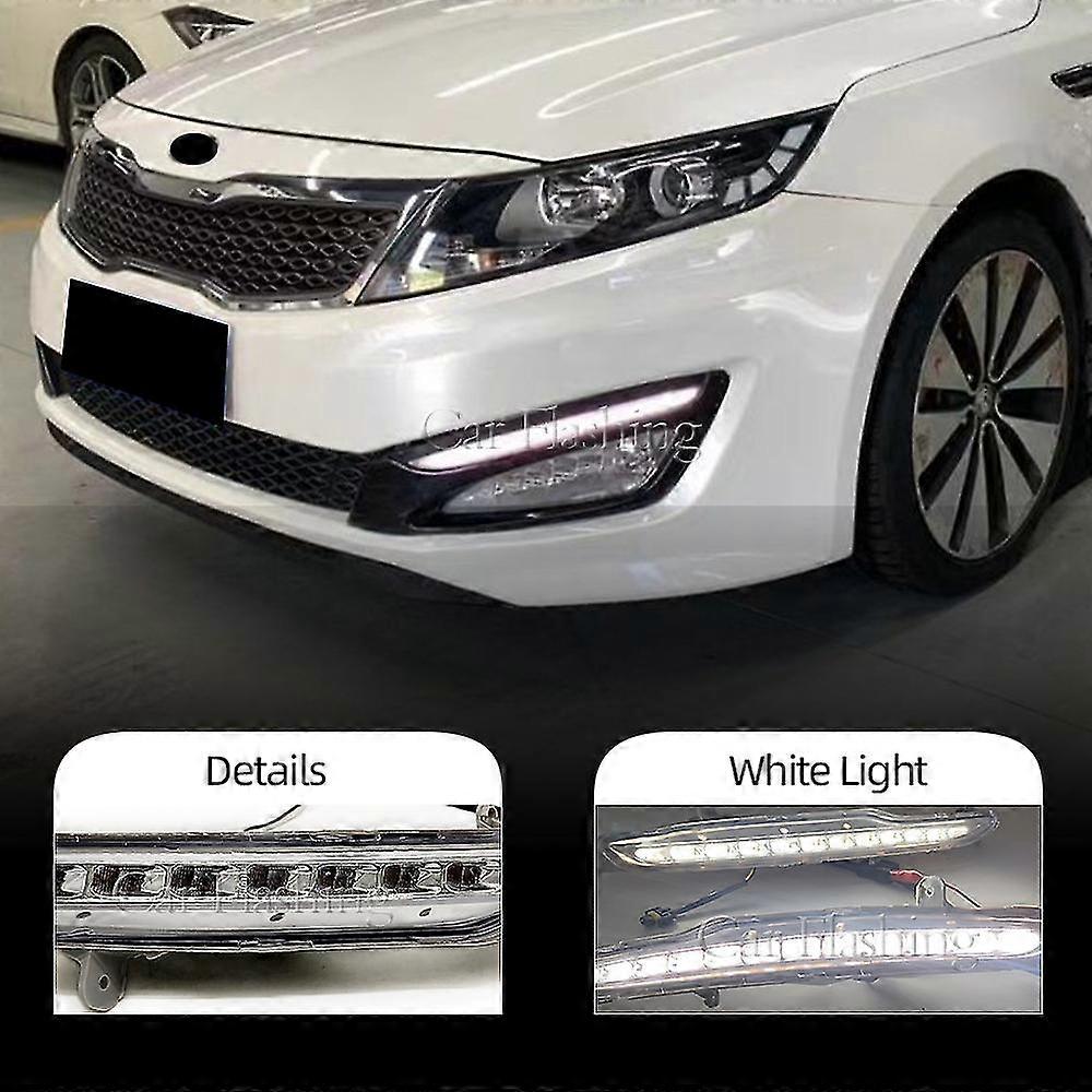 Tib Car Left Right Drl Front Bumper Led Daytime Running Light For Kia K5 Optima 2011 2012 2013 2014 Day Light