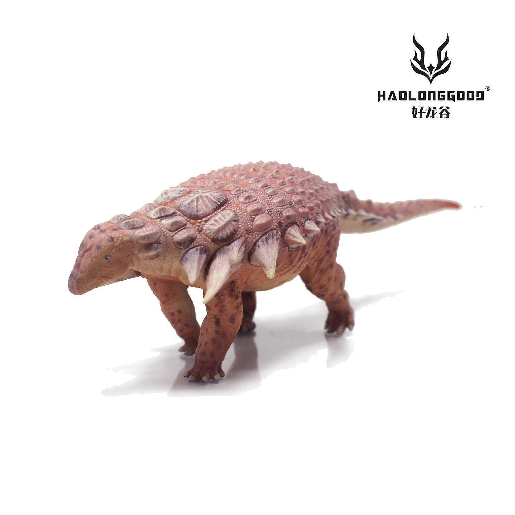GRTOYS X HAOLONGGOOD 1/35 אדמונטון דגם Nodosauridae דינוזאור דמות בעלי חיים אספן תפאורה סצנה GK צעצוע מתנה ליום הולדת